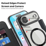 Husa de protectie Techsuit SmartMag Book compatibil cu iPhone 17 Air, Mov
