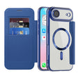 Husa de protectie Techsuit SmartMag Book compatibil cu iPhone 17 Air, Albastru