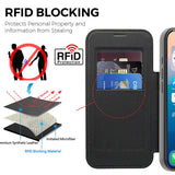 Husa de protectie Techsuit SmartMag Book compatibil cu iPhone 17 Pro, Maro