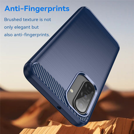 Husa de protectie Techsuit Carbon Silicone compatibil cu Samsung Galaxy A17 5G / A17 4G / M17 / F17, Albastru