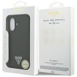 Husa de protectie Guess Silicone Triangle Logo MagSafe (GUHMP17SSCTRLMA) compatibil cu iPhone 17, Kaki