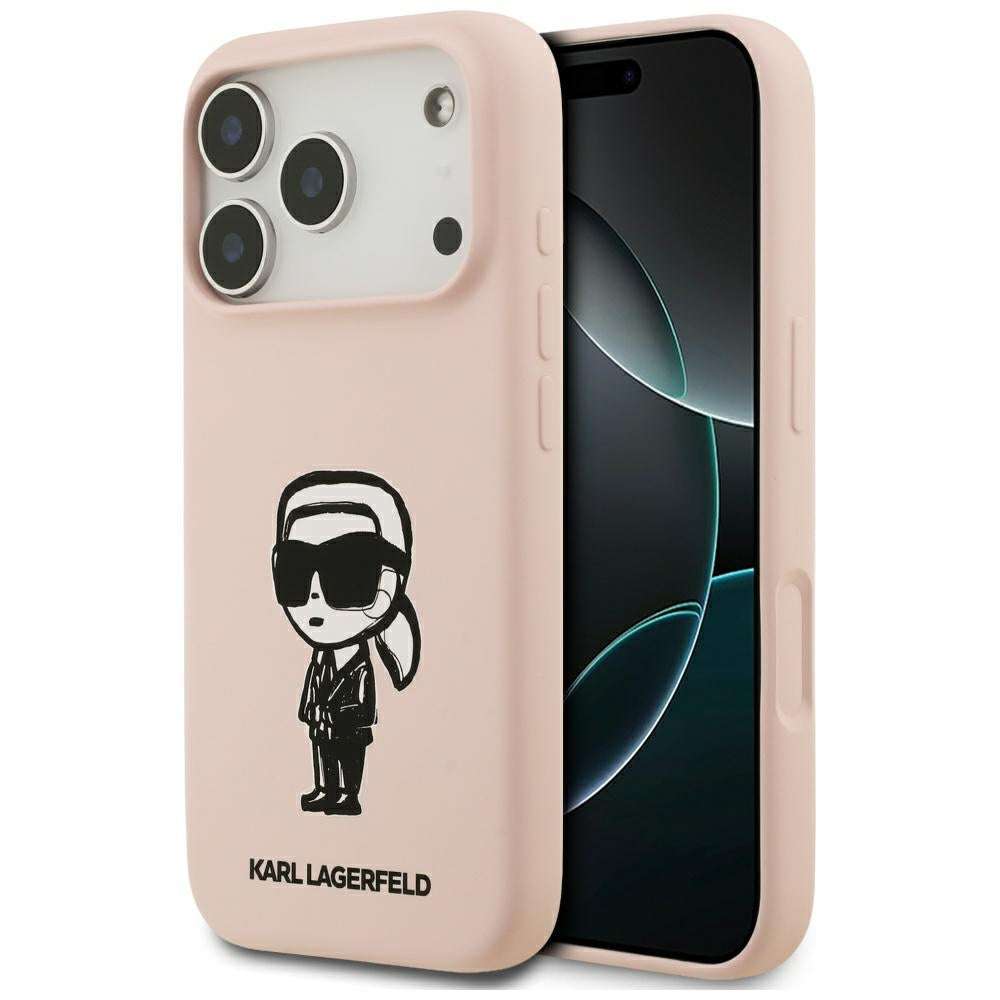 Husa de protectie Karl Lagerfeld compatibil cu iPhone 17 Pro Max, Negru