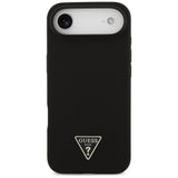 Husa de protectie Guess Silicone Triangle Logo MagSafe (GUHMP17MSCTRLMK) compatibil cu iPhone 17 Air, Negru
