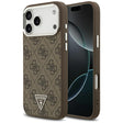 Husa de protectie Guess Hardcase 4G Triangle Logo MagSafe (GUHMP17XP4TSRCMW) compatibil cu iPhone 17 Pro Max, Maro