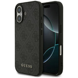 Husa de protectie Guess Hardcase 4G Classic (GUHCP17SG4GFGR) compatibil cu iPhone 17, Negru