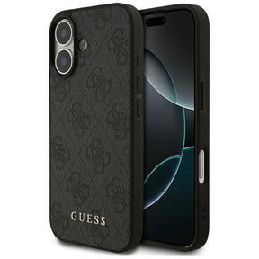 Husa de protectie Guess Hardcase 4G Classic (GUHCP17SG4GFGR) compatibil cu iPhone 17, Negru