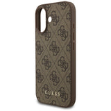 Husa de protectie Guess Hardcase 4G Classic (GUHCP17SG4GFBR) compatibil cu iPhone 17, Maro