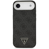 Husa de protectie Guess Hardcase 4G Triangle Logo MagSafe (GUHMP17MP4TSRCMK) compatibil cu iPhone 17 Air, Negru