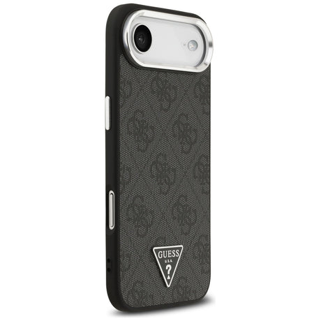 Husa de protectie Guess Hardcase 4G Triangle Logo MagSafe (GUHMP17MP4TSRCMK) compatibil cu iPhone 17 Air, Negru