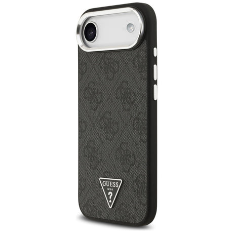 Husa de protectie Guess Hardcase 4G Triangle Logo MagSafe (GUHMP17MP4TSRCMK) compatibil cu iPhone 17 Air, Negru