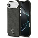 Husa de protectie Guess Hardcase 4G Triangle Logo MagSafe (GUHMP17MP4TSRCMK) compatibil cu iPhone 17 Air, Negru