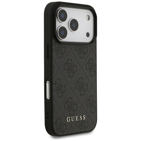Husa de protectie Guess Hardcase 4G Classic (GUHCP17LG4GFGR) compatibil cu iPhone 17 Pro, Negru