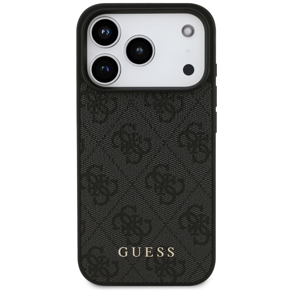 Husa de protectie Guess Hardcase 4G Classic (GUHCP17LG4GFGR) compatibil cu iPhone 17 Pro, Negru