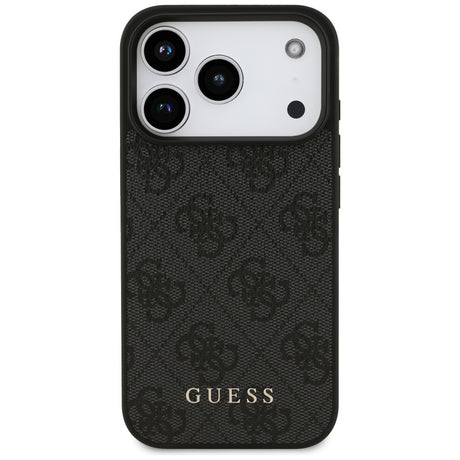 Husa de protectie Guess Hardcase 4G Classic (GUHCP17LG4GFGR) compatibil cu iPhone 17 Pro, Negru