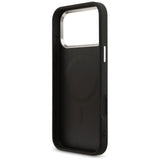 Husa de protectie Guess Hardcase 4G Triangle Logo MagSafe (GUHMP17XP4TSRCMK) compatibil cu iPhone 17 Pro Max, Negru