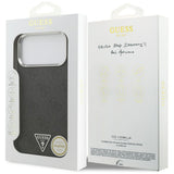 Husa de protectie Guess Hardcase 4G Triangle Logo MagSafe (GUHMP17XP4TSRCMK) compatibil cu iPhone 17 Pro Max, Negru