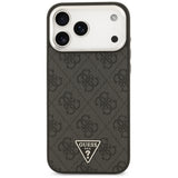 Husa de protectie Guess Hardcase 4G Triangle Logo MagSafe (GUHMP17XP4TSRCMK) compatibil cu iPhone 17 Pro Max, Negru