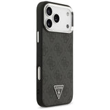 Husa de protectie Guess Hardcase 4G Triangle Logo MagSafe (GUHMP17XP4TSRCMK) compatibil cu iPhone 17 Pro Max, Negru