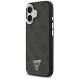 Husa de protectie Guess Hardcase 4G Triangle Logo MagSafe (GUHMP17SP4TSRCMK) compatibil cu iPhone 17, Negru