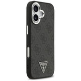 Husa de protectie Guess Hardcase 4G Triangle Logo MagSafe (GUHMP17SP4TSRCMK) compatibil cu iPhone 17, Negru