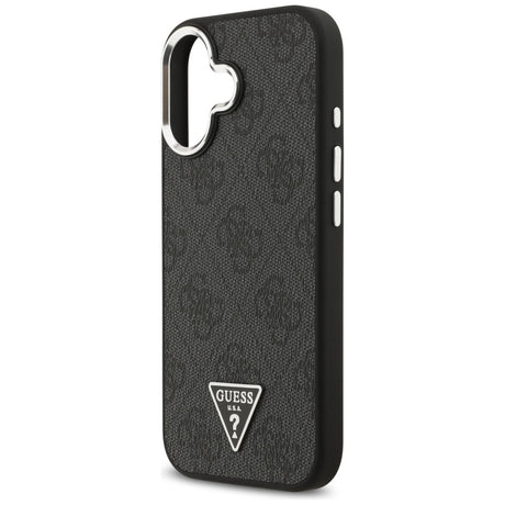 Husa de protectie Guess Hardcase 4G Triangle Logo MagSafe (GUHMP17SP4TSRCMK) compatibil cu iPhone 17, Negru