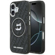 Husa de protectie Karl Lagerfeld IML MagSafe (KLHMP17SHMKBCHOK) compatibil cu iPhone 17, Negru Choupette`S Head