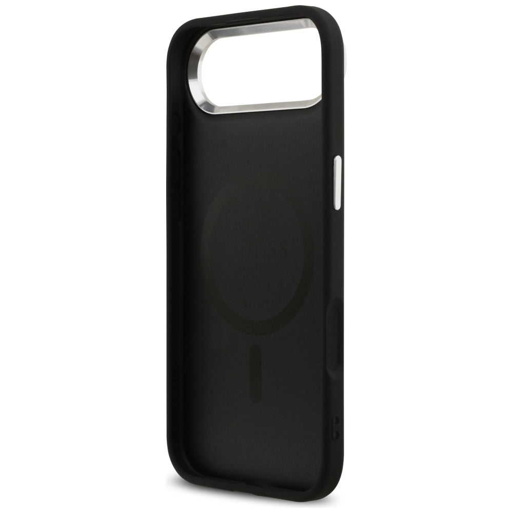 Husa de protectie Guess Hardcase 4G Classic Logo MagSafe (GUHMP17MP4GSSMCK) compatibil cu iPhone 17 Air, Negru