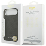 Husa de protectie Guess Hardcase 4G Classic Logo MagSafe (GUHMP17MP4GSSMCK) compatibil cu iPhone 17 Air, Negru