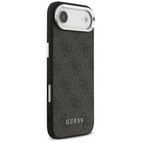 Husa de protectie Guess Hardcase 4G Classic Logo MagSafe (GUHMP17MP4GSSMCK) compatibil cu iPhone 17 Air, Negru
