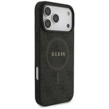 Husa de protectie Guess 4G Ring Classic Logo MagSafe (GUHMP17XG4GFRK) compatibil cu iPhone 17 Pro Max, Negru