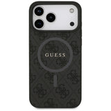 Husa de protectie Guess 4G Ring Classic Logo MagSafe (GUHMP17XG4GFRK) compatibil cu iPhone 17 Pro Max, Negru