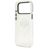 Husa de protectie Karl Lagerfeld IML MagSafe Sketch Logo (KLHMP17XHGKIGKBT) compatibil cu iPhone 17 Pro Max, Transparent Karl