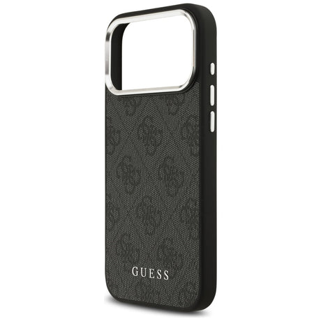 Husa de protectie Guess Hardcase 4G Classic Logo MagSafe (GUHMP17XP4GSSMCK) compatibil cu iPhone 17 Pro Max, Negru