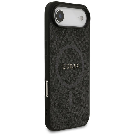 Husa de protectie Guess 4G Ring Classic Logo MagSafe (GUHMP17MG4GFRK) compatibil cu iPhone 17 Air, Negru