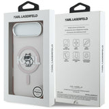 Husa de protectie Karl Lagerfeld IML MagSafe Sketch Logo (KLHMP17MHGCHGKBP) compatibil cu iPhone 17 Air, Roz Choupette