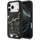 Husa de protectie Karl Lagerfeld compatibil cu iPhone 17 Pro, Negru