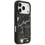 Husa de protectie Karl Lagerfeld compatibil cu iPhone 17 Pro, Negru