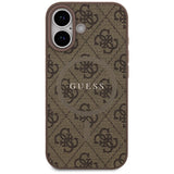Husa de protectie Guess 4G Ring Classic Logo MagSafe (GUHMP17SG4GFRW) compatibil cu iPhone 17, Maro