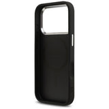 Husa de protectie Guess Hardcase 4G Classic Logo MagSafe (GUHMP17LP4GSSMCK) compatibil cu iPhone 17 Pro, Negru