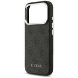 Husa de protectie Guess Hardcase 4G Classic Logo MagSafe (GUHMP17LP4GSSMCK) compatibil cu iPhone 17 Pro, Negru