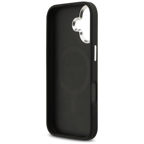 Husa de protectie Guess Hardcase 4G Classic Logo MagSafe (GUHMP17SP4GSSMCK) compatibil cu iPhone 17, Negru
