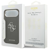 Husa de protectie Guess Hardcase 4G Grained Big and Classic Logo (GUHCP17MPG4SMCEK) compatibil cu iPhone 17 Air, Negru