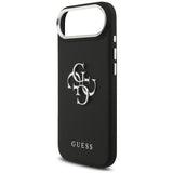 Husa de protectie Guess Hardcase 4G Grained Big and Classic Logo (GUHCP17MPG4SMCEK) compatibil cu iPhone 17 Air, Negru