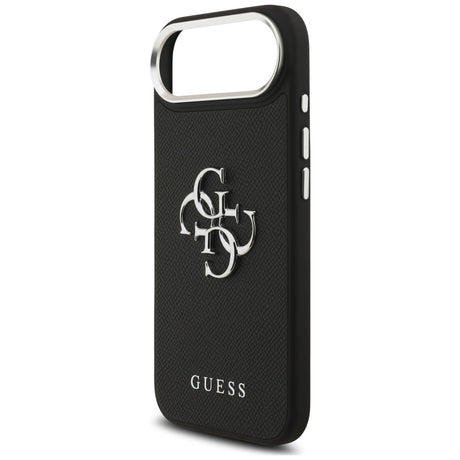 Husa de protectie Guess Hardcase 4G Grained Big and Classic Logo (GUHCP17MPG4SMCEK) compatibil cu iPhone 17 Air, Negru