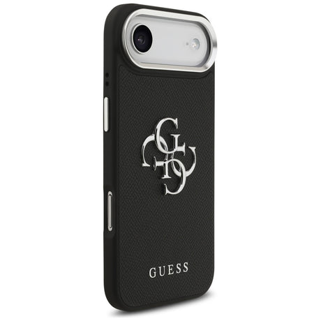 Husa de protectie Guess Hardcase 4G Grained Big and Classic Logo (GUHCP17MPG4SMCEK) compatibil cu iPhone 17 Air, Negru