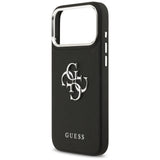 Husa de protectie Guess Hardcase 4G Grained Big and Classic Logo (GUHCP17XPG4SMCEK) compatibil cu iPhone 17 Pro Max, Negru