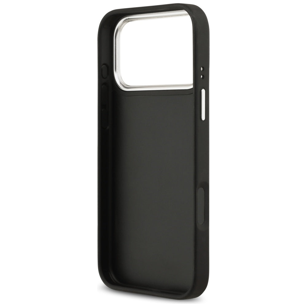 Husa de protectie Guess Hardcase 4G Grained Big and Classic Logo (GUHCP17XPG4SMCEK) compatibil cu iPhone 17 Pro Max, Negru