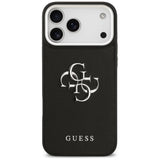 Husa de protectie Guess Hardcase 4G Grained Big and Classic Logo (GUHCP17XPG4SMCEK) compatibil cu iPhone 17 Pro Max, Negru