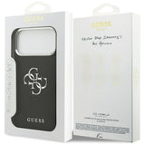 Husa de protectie Guess Hardcase 4G Grained Big and Classic Logo (GUHCP17XPG4SMCEK) compatibil cu iPhone 17 Pro Max, Negru