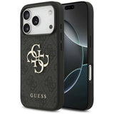 Husa de protectie Guess Hardcase 4G Big Logo (GUHCP17X4GMGGR) compatibil cu iPhone 17 Pro Max, Negru